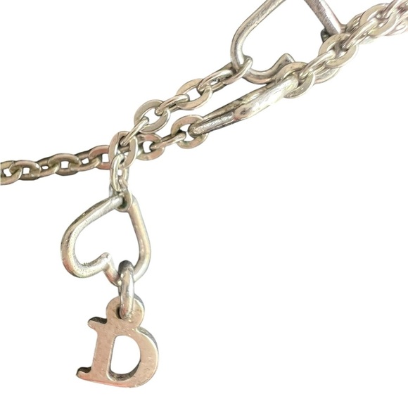 Dior Silver Script Necklace - Picture 8 of 12